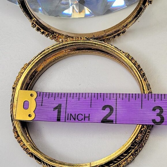 Pearls and Crystal Rhinestones Fashion Bangles Set of Ten - Picture 9 of 13